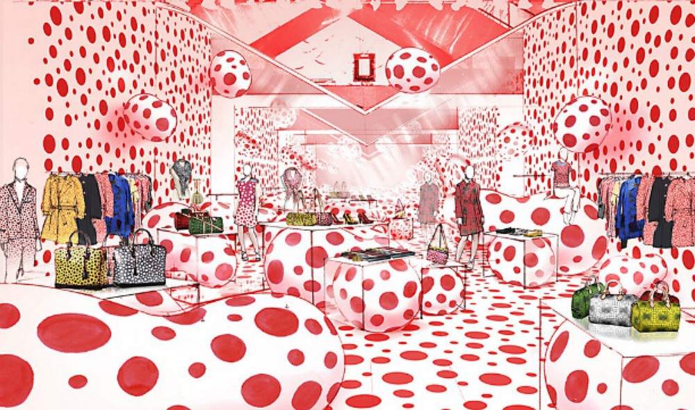 Polka Dot Shops: Louis Vuitton Opening "Infinitely Kusama" Pop-Ups