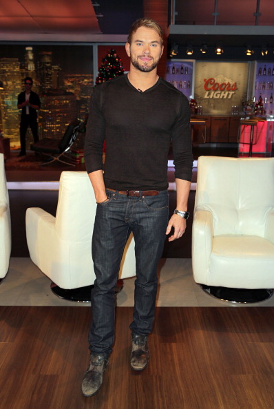 Kellan Lutz Visits Telemundo To Promote "The Legend Of Hercules"