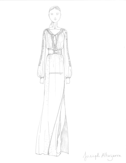 Altuzarra for Target sketch