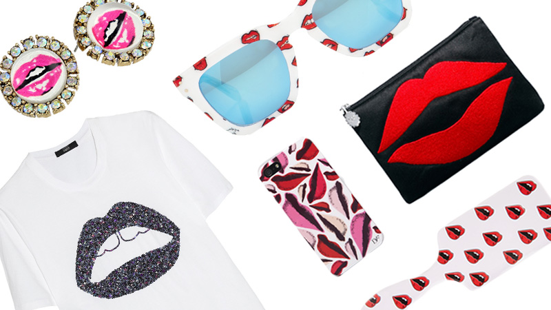 lip prints fashion trend