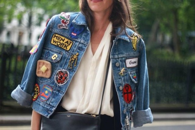 How to DIY a Denim Jacket Covered in Patches