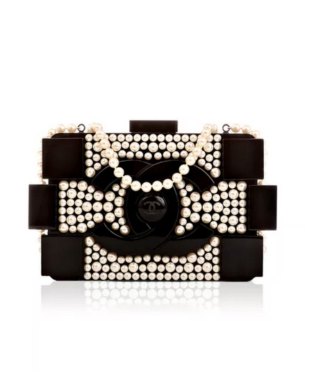 Chanel Pearl Lego Clutch
