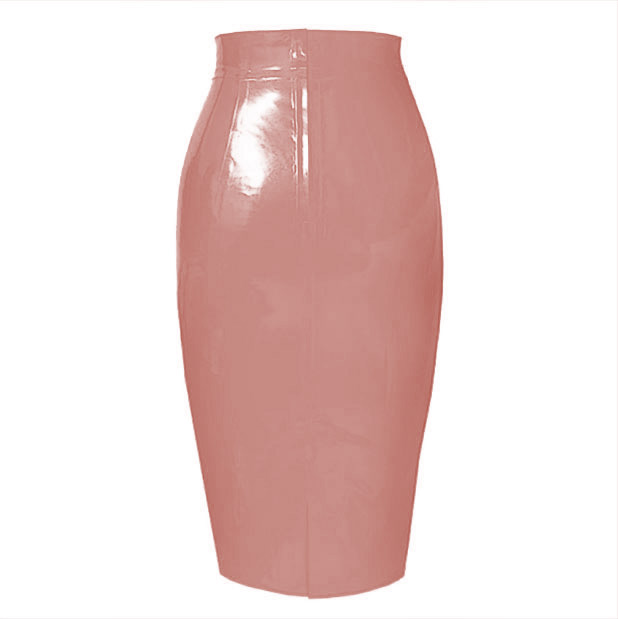 Crystal-Pencil-Skirt_LightBrown_BACK