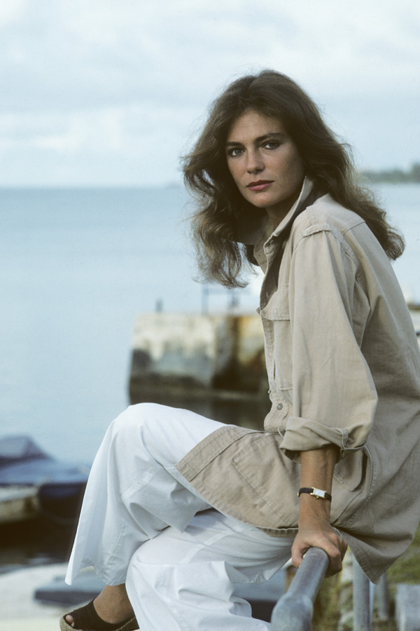 Actress Jacqueline Bisset Posing For A Portrait