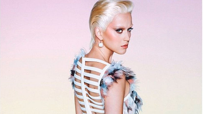 Katy Perry Blonde on the Cover of Wonderland Magazine