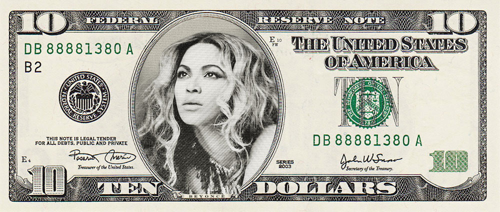 Beyonce-10-dollar-bill