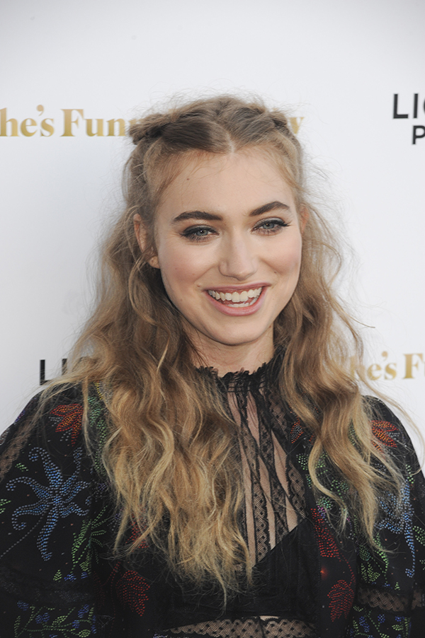 Imogen Poots Two French Braids