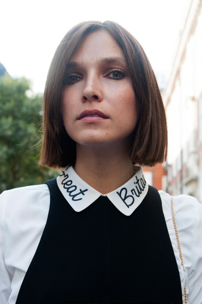 blunt bob street style