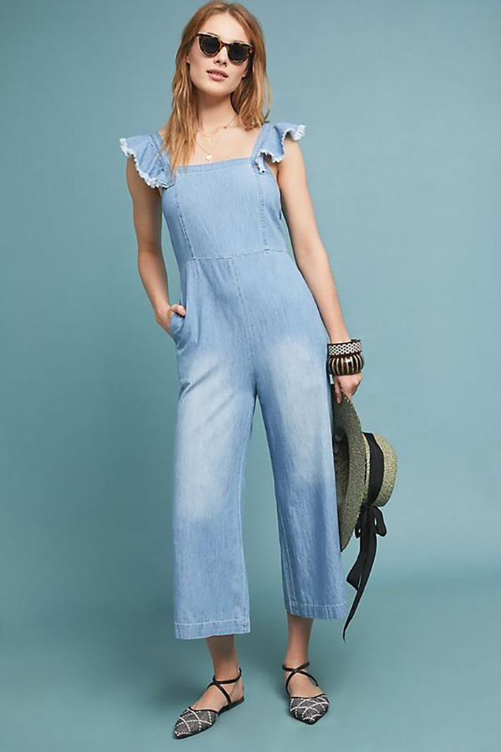 STYLECASTER | Denim Jumpsuits Are a Delightful Addition to Any Summer Wardrobe