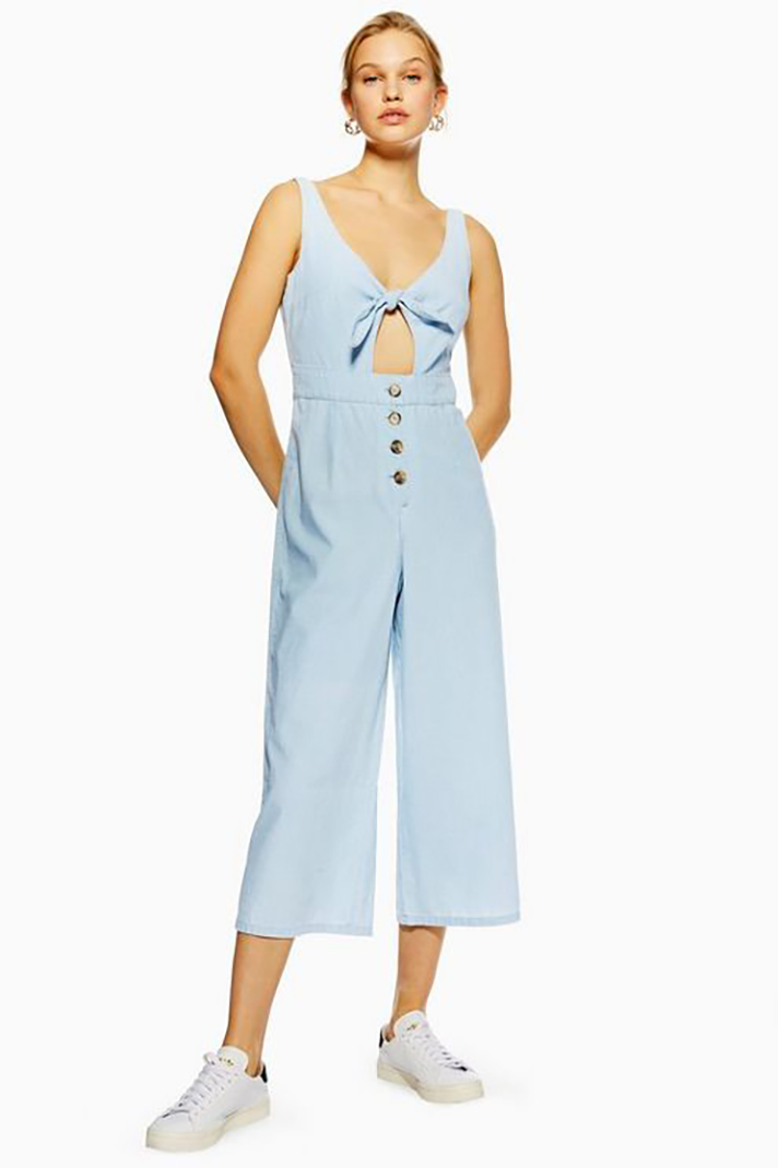 STYLECASTER | Denim Jumpsuits Are a Delightful Addition to Any Summer Wardrobe
