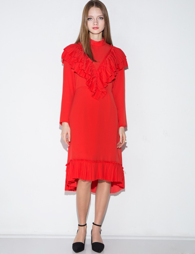 pixie-market-red-dress-gucci
