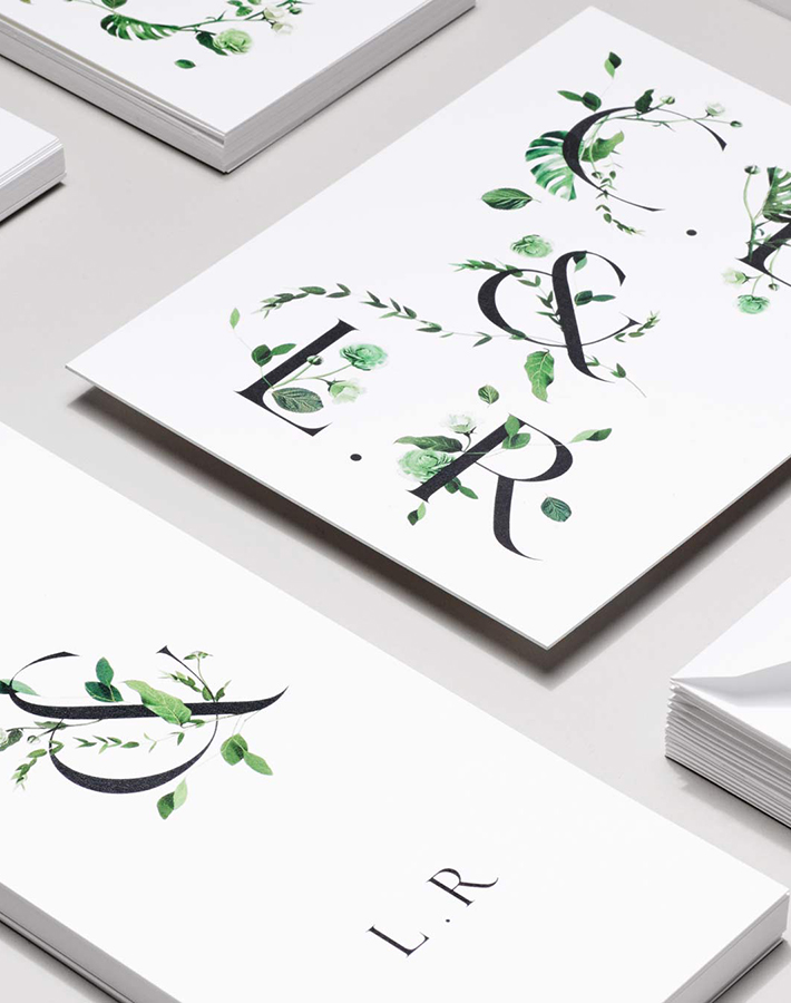 minimal wedding invitations