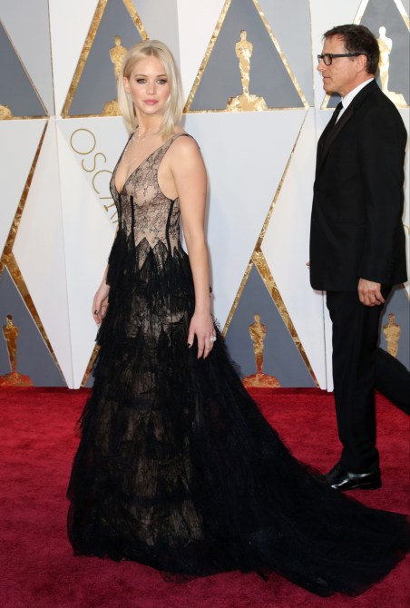 Celebrities attend 88th Annual Academy Awards at Hollywood & Highland Center in Hollywood. Featuring: Jennifer Lawrence Where: Los Angeles, California, United States When: 28 Feb 2016 Credit: Brian To/WENN.com