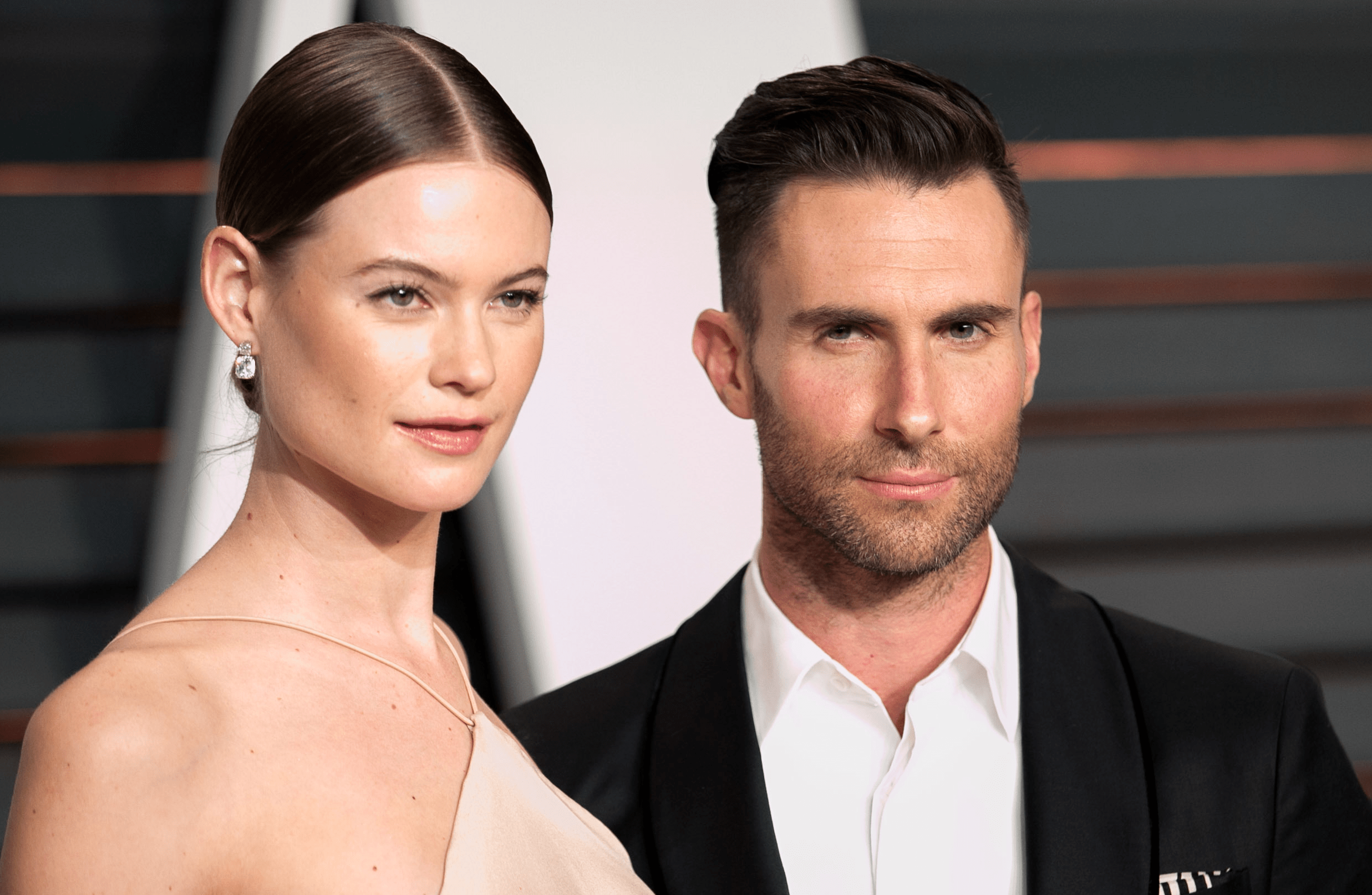 Adam Levine & Behati Prinsloo Super Bowl 2019 Photos