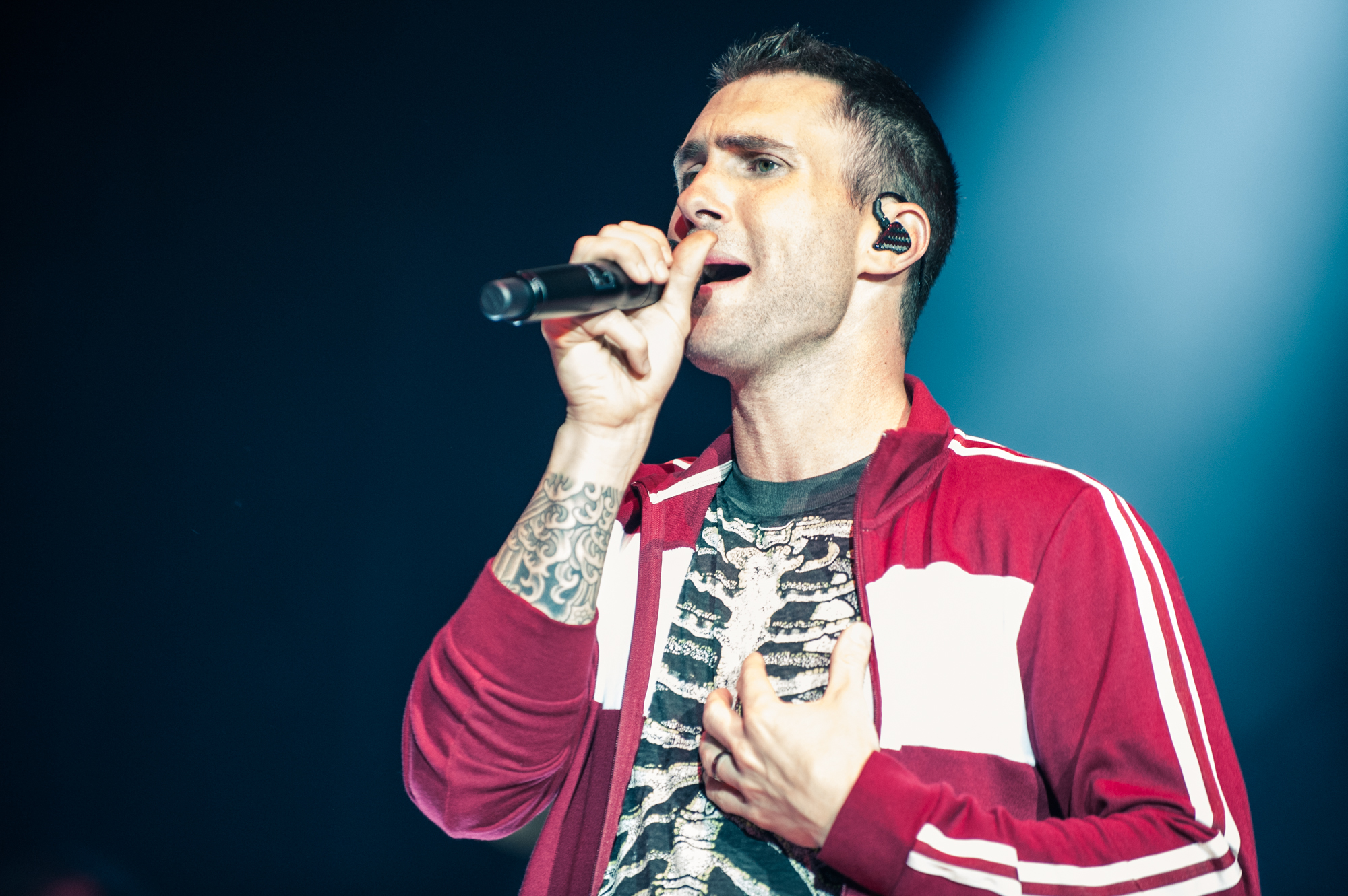 Adam Levine & Behati Prinsloo Super Bowl 2019 Photos