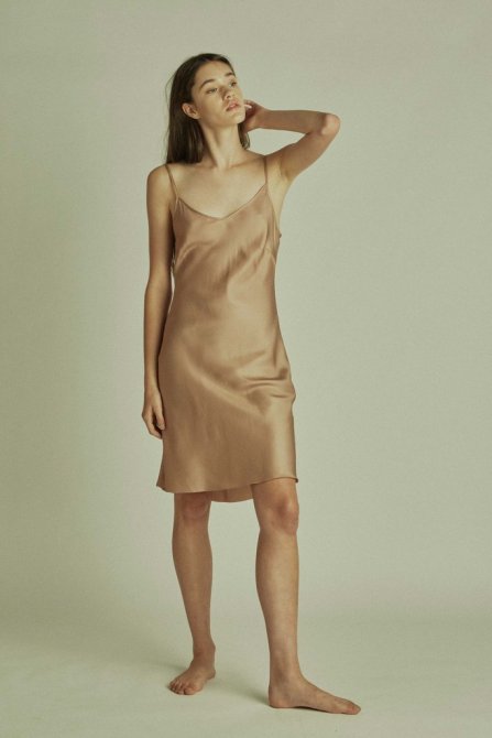 paris georgia basics minimalist brand slip dress