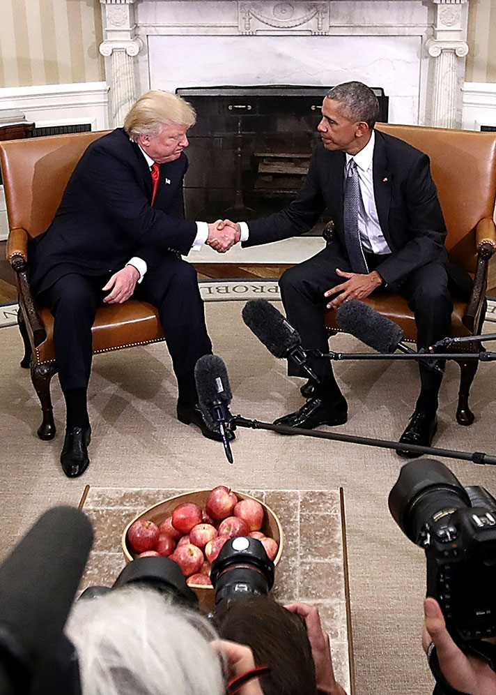 Trump and Obama