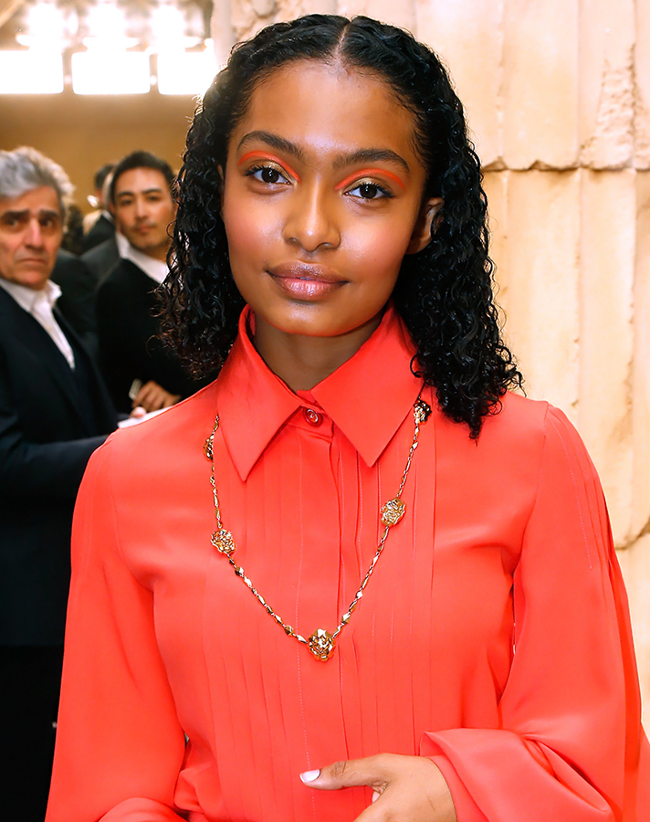 yara shahidi red eyeshadow