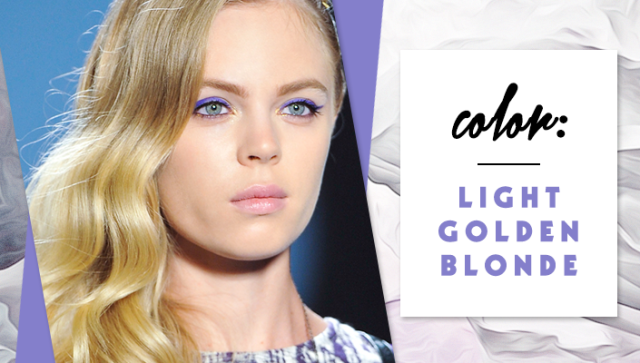 STYLECASTER | Simple Hair Color Chart for Every Shade | Light Golden Blonde