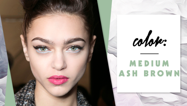 STYLECASTER | Simple Hair Color Chart for Every Shade | Medium Ash Brown