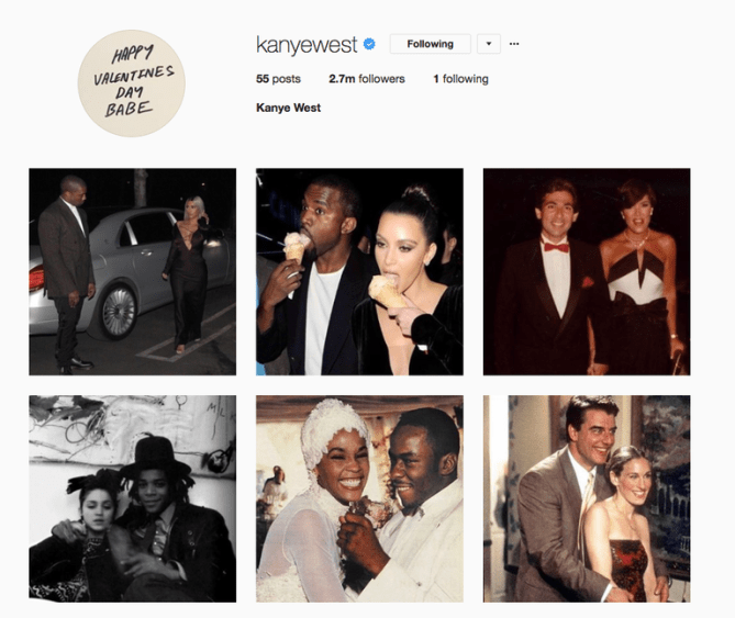 Kanye West Instagram