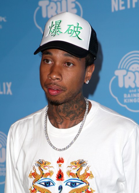 Tyga at Netflix premiere 2017