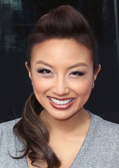 STYLECASTER | Celebrity Pompadours | Jeannie Mai