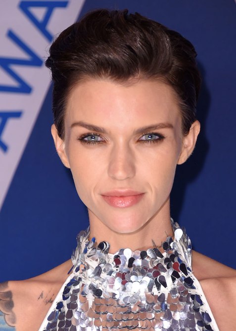 STYLECASTER | Celebrity Pompadours | Ruby Rose