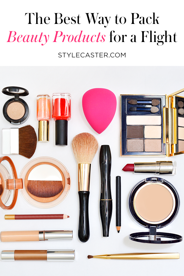 STYLECASTER | How to Expertly Pack Beauty Products for a Flight