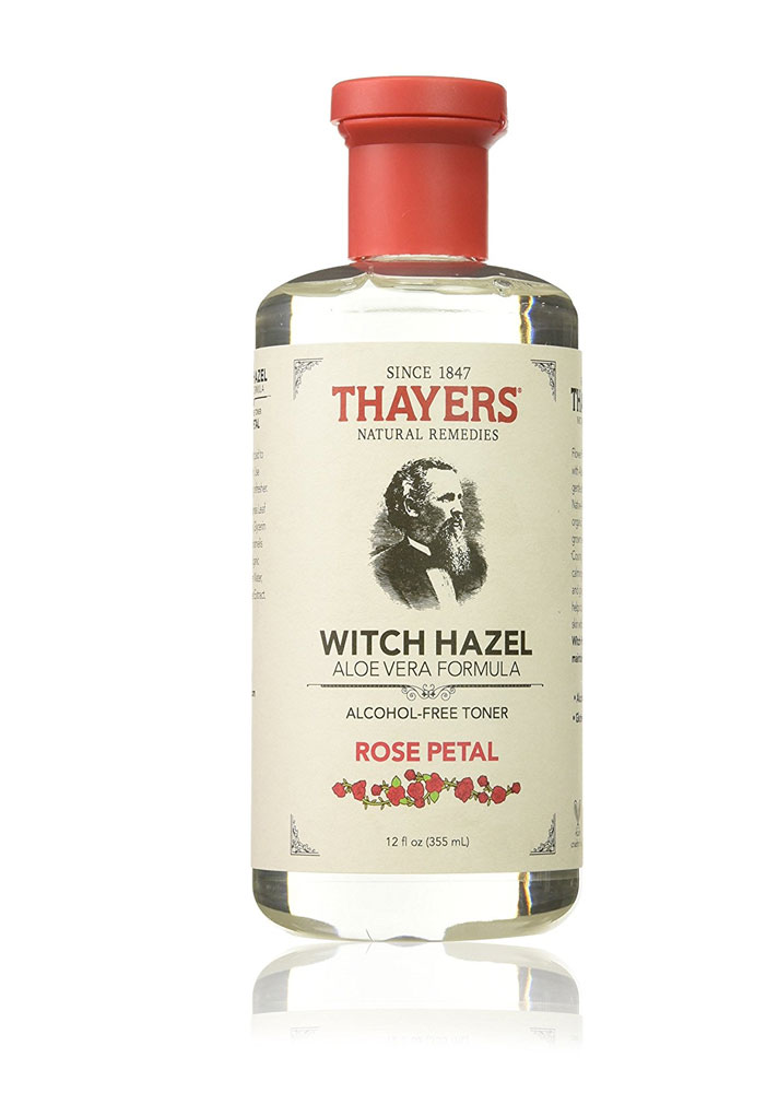 STYLECASTER | Best-Selling Skin Care on Amazon in 2017 | Thayers Alcohol-Free Rose Petal Witch Hazel with Aloe Vera