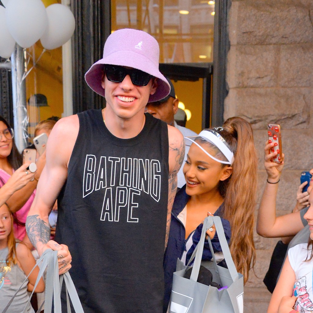Pete Davidson and Ariana Grande