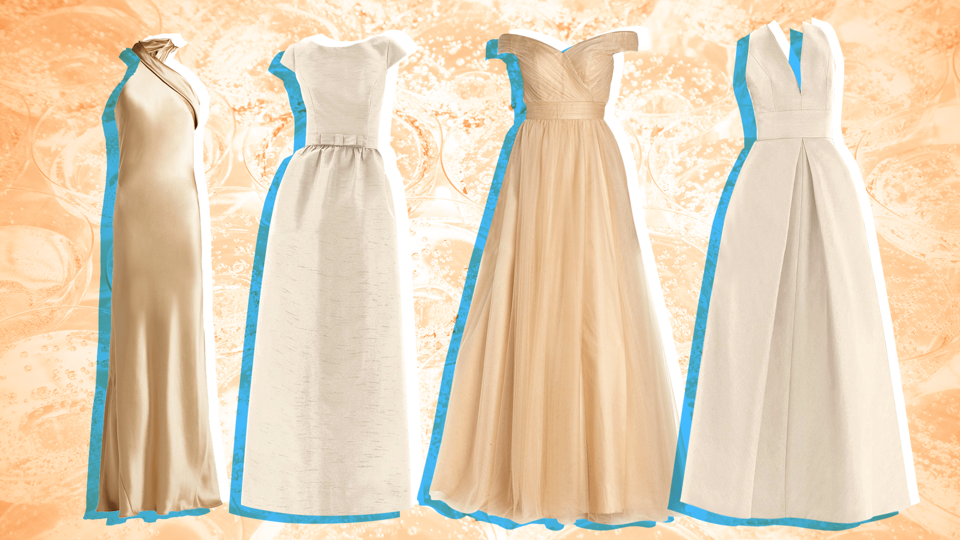 29 Champagne Wedding Dresses for Not-So-Traditional Brides