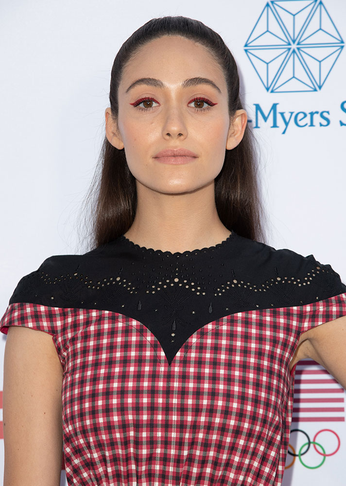 STYLECASTER | Celebs Who Elevated the Basic Cat Eye | Emmy Rossum