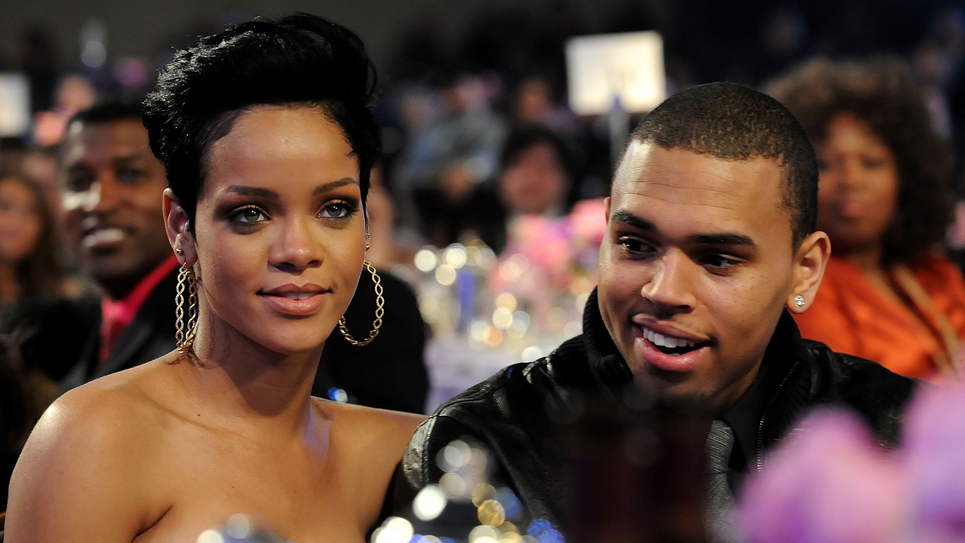 Rihanna and Chris Brown