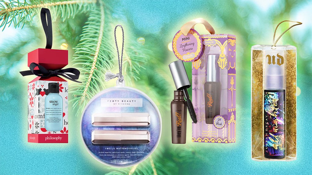 STYLECASTER | The Best 2018 Beauty Product Holiday Ornaments