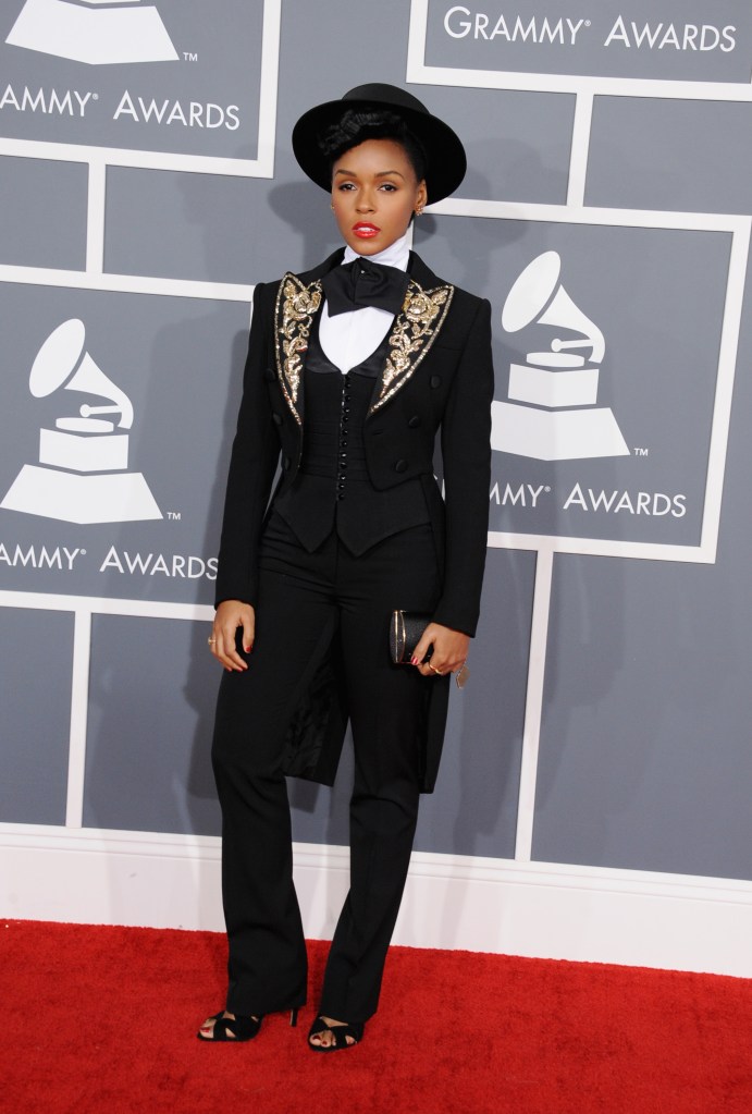 STYLECASTER | Best Celeb Women's Suits | Janelle Monae