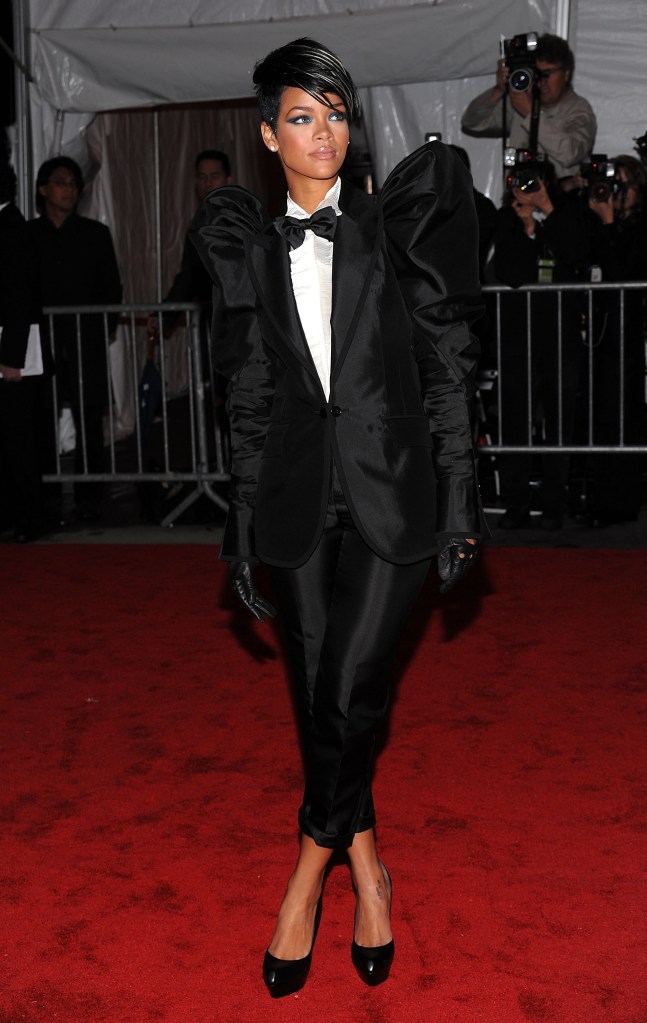 STYLECASTER | Best Celeb Women's Suits | Rihanna