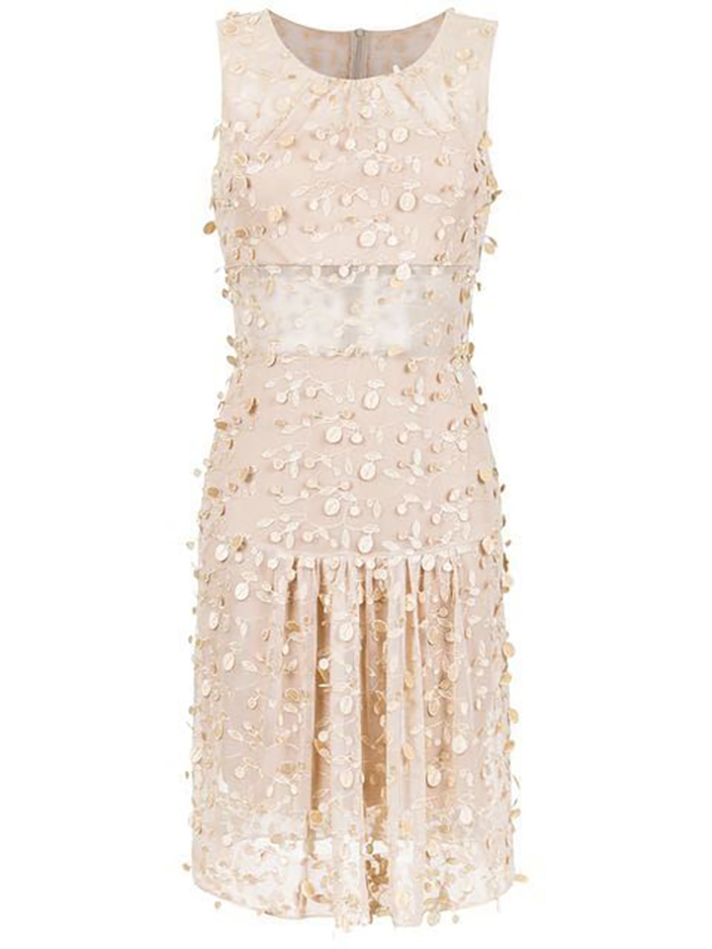 STYLECASTER | Champagne Bridesmaid Dresses Are Never a Bad Idea