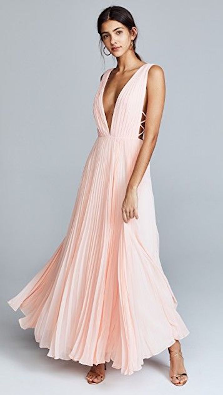 STYLECASTER | Chic Pink Bridesmaid Dresses in Every Possible Shade