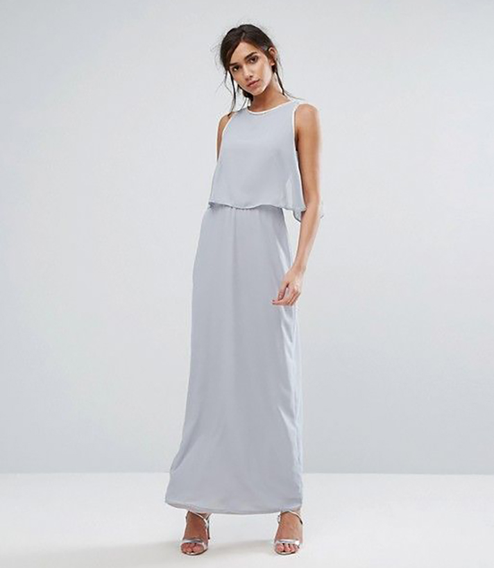 STYLECASTER | Gray Is a Seriously Underrated Bridesmaid Dress Color