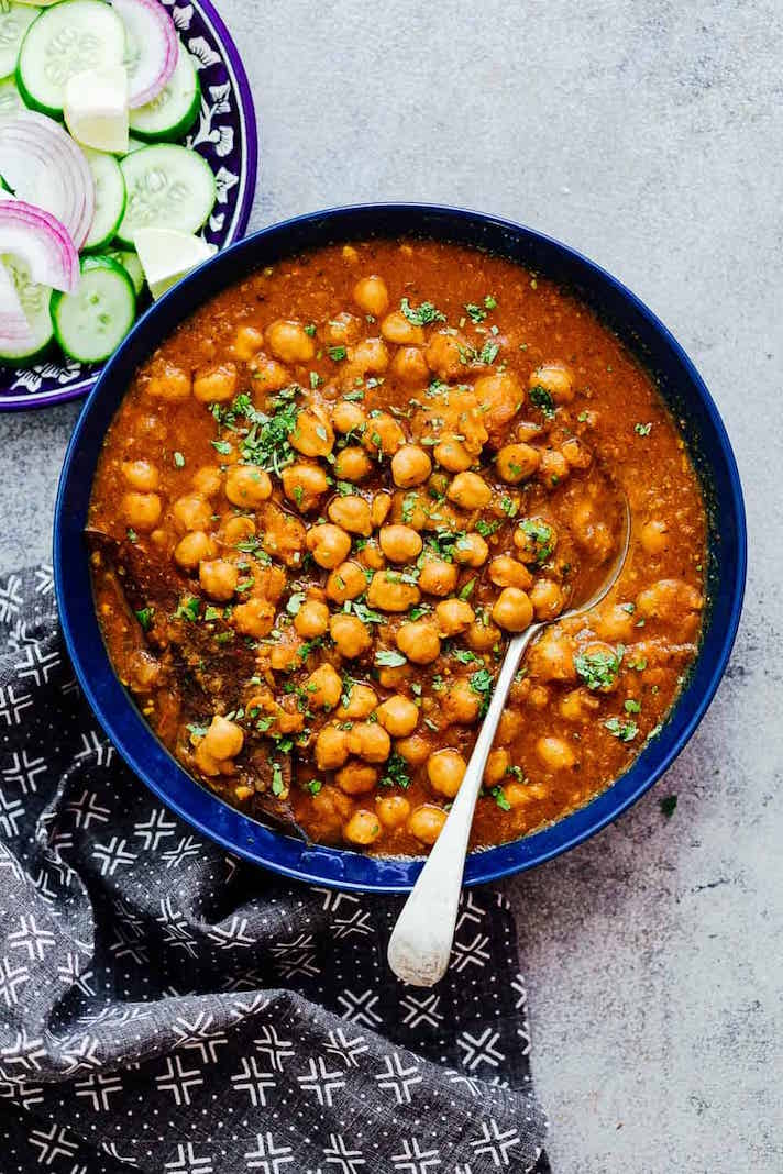 STYLECASTER | 17 Plant-Based Instant Pot Recipes for Meatless Mondays | Chana Masala