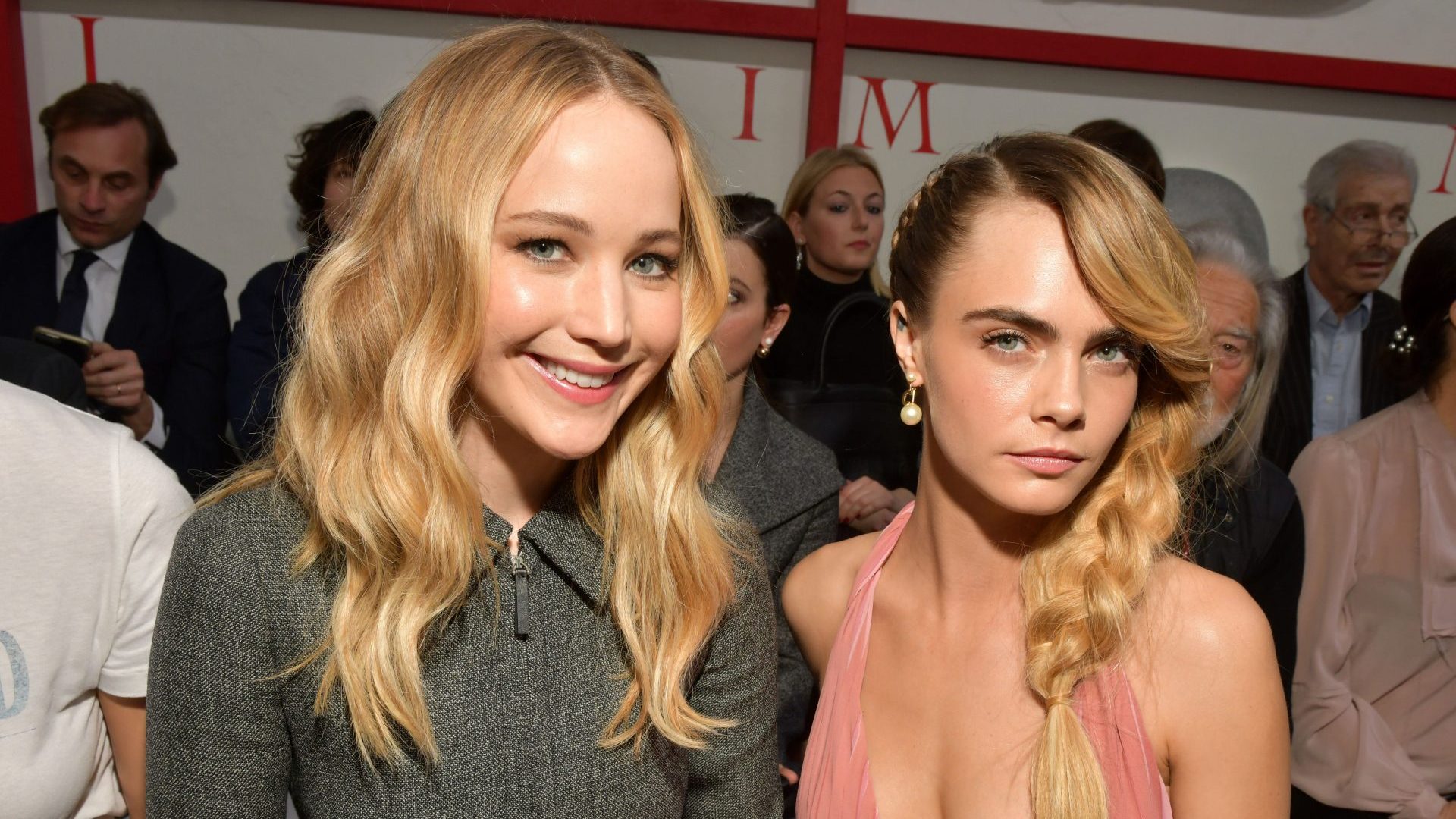 Front Row at the Dior Paris Fashion Week Show