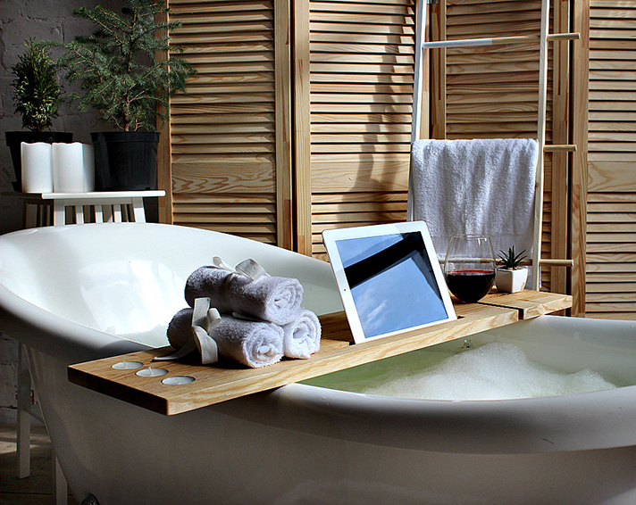 STYLECASTER | Do Yourself a Favor and Buy a Bath Tray This Year