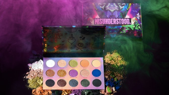 colourpop disney villains eyeshadow stylecaster 