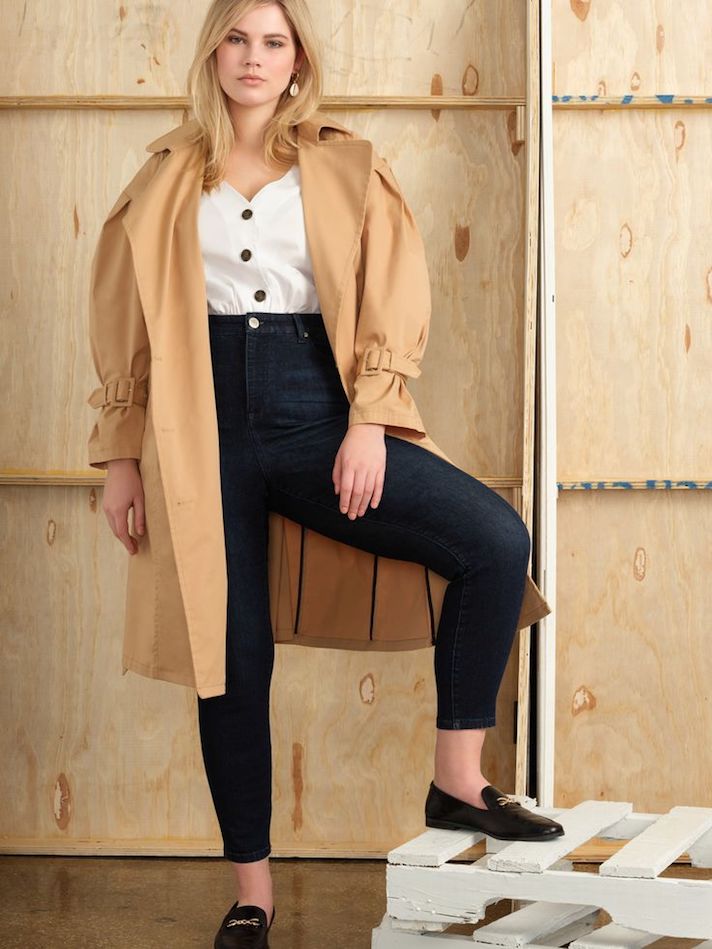 STYLECASTER | Plus Size Spring Coats