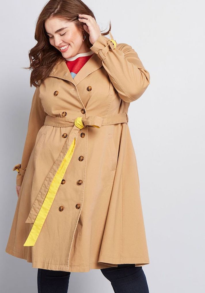 STYLECASTER | Plus Size Spring Coats