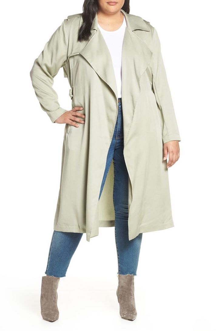 STYLECASTER | Plus Size Spring Coats