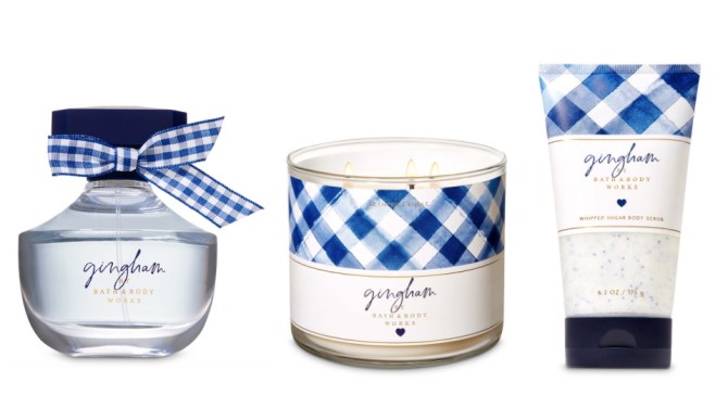 bath and body works gingham 