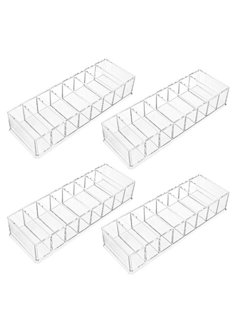 Foraineam 4 Pack Acrylic Compact Organizer