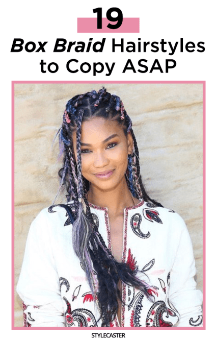 STYLECASTER | box braids |small box braids | medium box braids | jumbo box braids | box braids hairstyles | braids | natural hair 